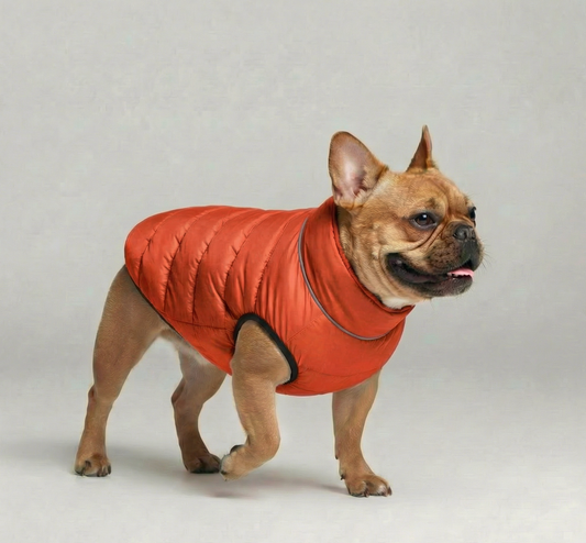 Reversible Puffer – Citrus/Khaki