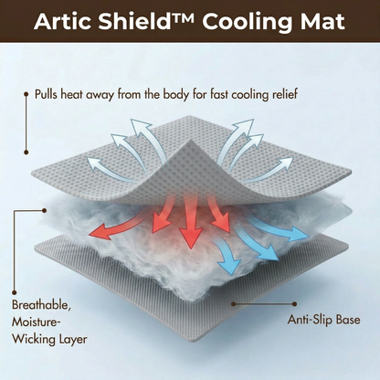Arctic Shield™ Cooling Mat - Grey