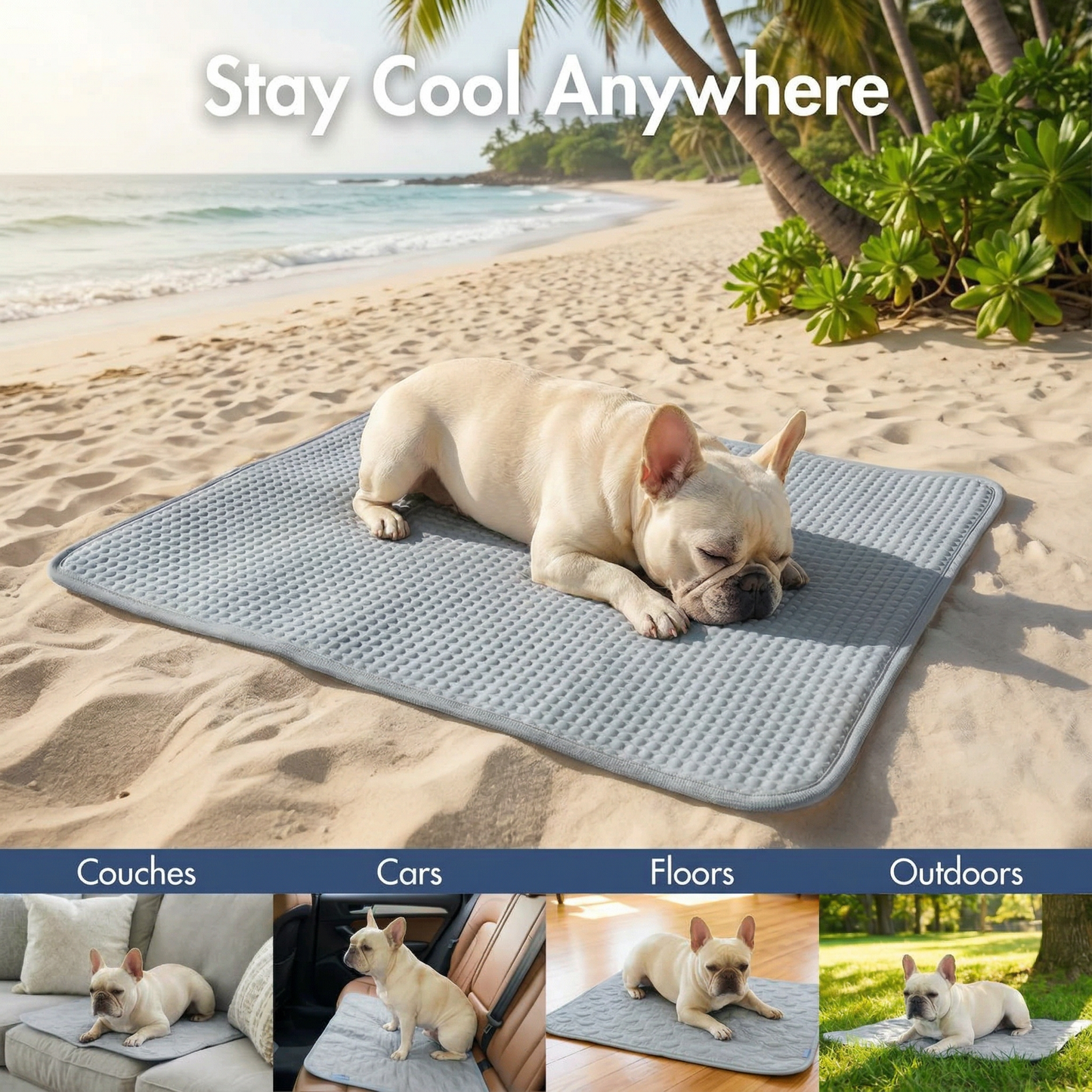 Arctic Shield™ Cooling Mat - Grey